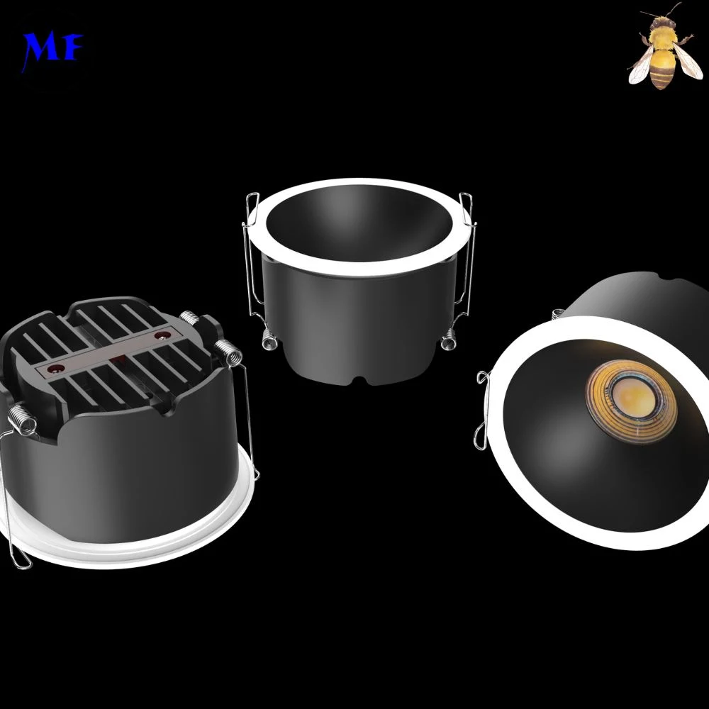 Молочная крышка SMD светодиодный подсветка светильники светодиодный подсветка вглубь 2,5 дюйма 10W 15W 20W 30W 40W IP44 светодиодный домашний свет