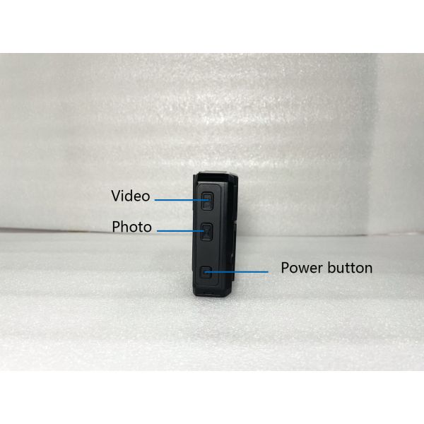 Câmera gasta do corpo preto da segurança pública HD da cor com a câmera impermeável para a polícia