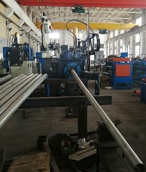 Robotic Welding Machine CNC Door Frame Cutting Machine for Light Pole