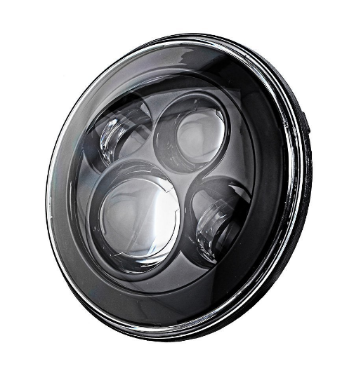 5.75 Inch 40W Cree Headlight, Led Daymaker Motorcycle Headlight with Silver/Black color