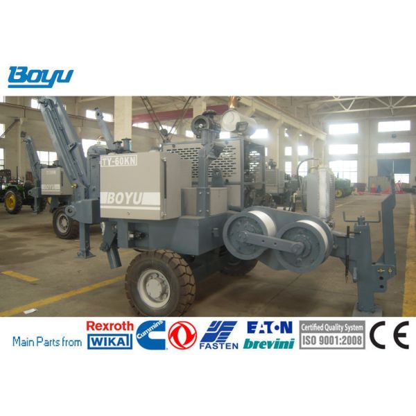 Puller Machine For Overhead Stringing 2.5km / H Conductor Stringing Equipment