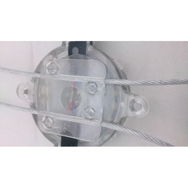 Установка 45mm светлый RGB IC SM16716 стального провода делает IP67 водостотьким