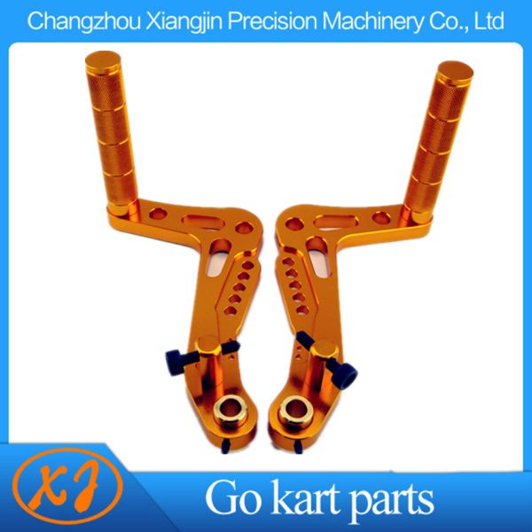 CNC Billet Aluminum racing go kart brake pedal and accelerator Pedal