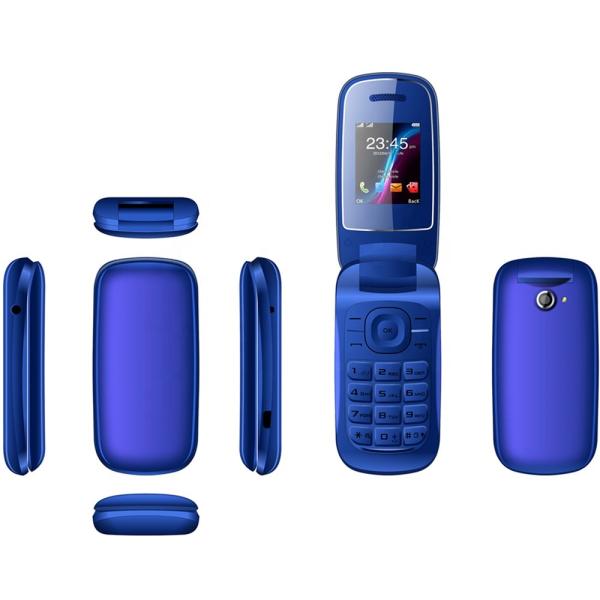 E1272 1.77inch High Quality Newest Flip Phone guatemala GSM 4 bands 1.77inch size flip dual sim mobile phone