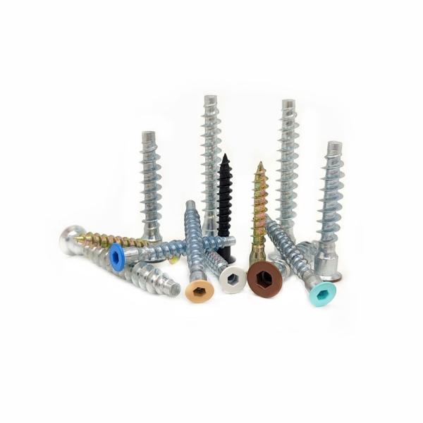Counter-enfoncée vis de cabinet en bois auto-collant 2,9 mm M6 * 50 M7 * 28