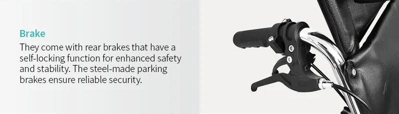 ODM Hôpital Medicaid Pharmacie Fauteuil Roulant Conception Ergonomique Acier Chromé