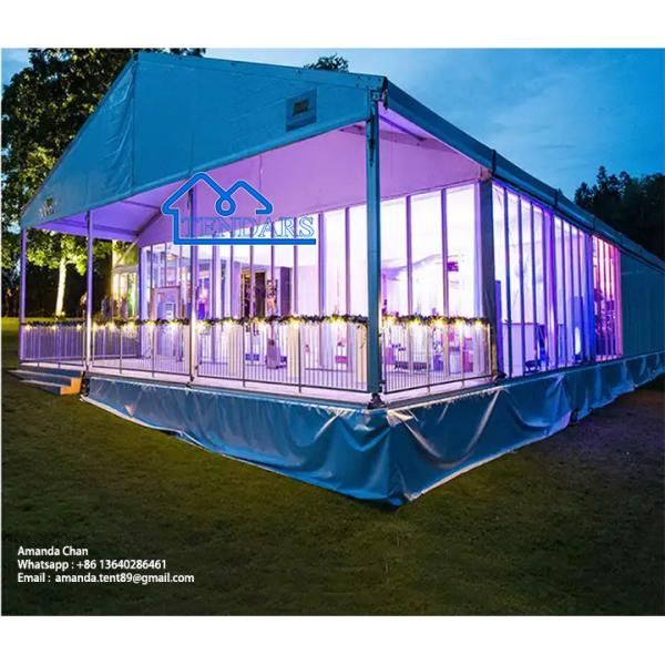 Fireproof Clear Span Tent Larger Outdoor Reception Tent The Original Gazebo Company Garden Party Marquee