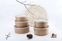 Saladier écologique jetable de catégorie comestible de tasse de papier de crème glacée de cuvette de papier