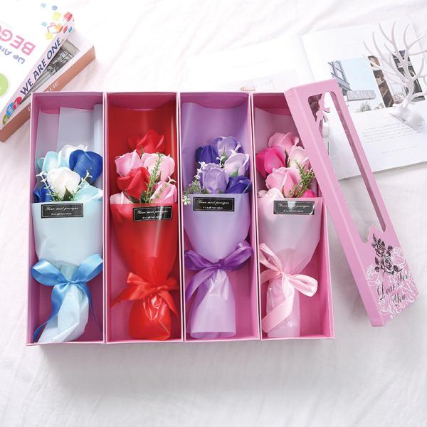 Fleur faite sur commande de papier de luxe imprimée en gros d'abonnement de logo de cartons d'expédition d'emballage de cadeau de fleur artificielle de carton