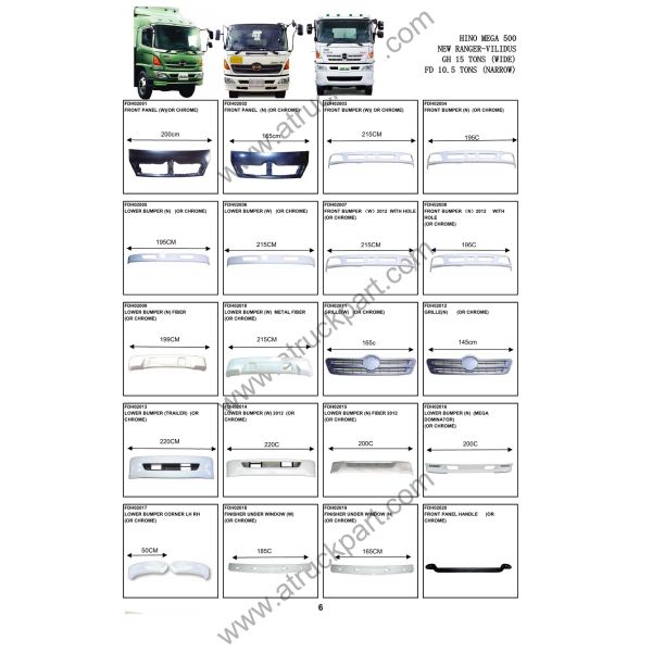 Side Door Lamp For HINO MEGA 500 Truck Spare Body Parts