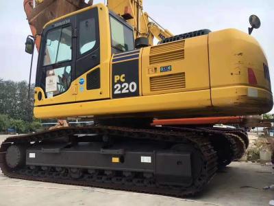 Máquina escavadora usada PC220-8 da esteira rolante do motor de KOMATSU SAA6D107E-1