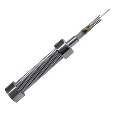 OPGW 48 Core Self Supporting Optical Fiber Composite Overhead Ground Wire