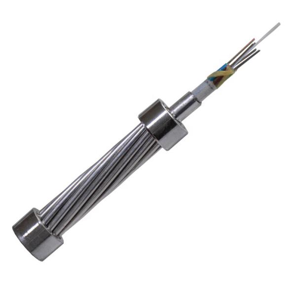 OPGW 48 Core Self Supporting Optical Fiber Composite Overhead Ground Wire