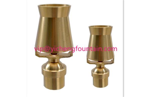 Adjustable Cascade Water Fountain Nozzles Fountain Spray Heads To Have Great Foam Brass Material