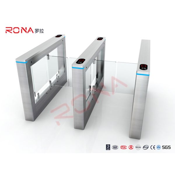 Access Management Slim Turnstile Automatic Swing Gates With Ticketing System