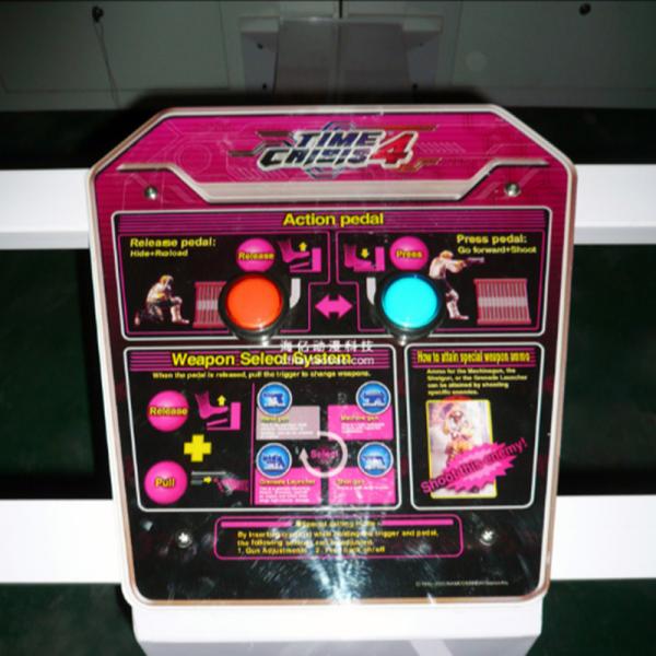 Time Crisis 4 Gun Shooting Arcade Machine Low Venue Restrictions For Supermarkets