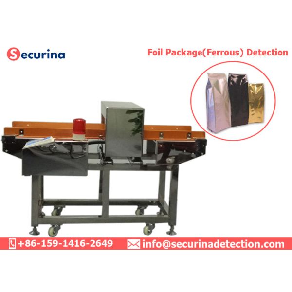 металлоискатель конвейерной ленты 120W, промышленный металлоискатель для упаковки еды