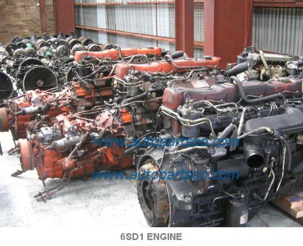 Used ISUZU 6SD1 6SA1 6HH1 6WA1 whole parts and assembly Engine assy, Usado 6SD1 Motor