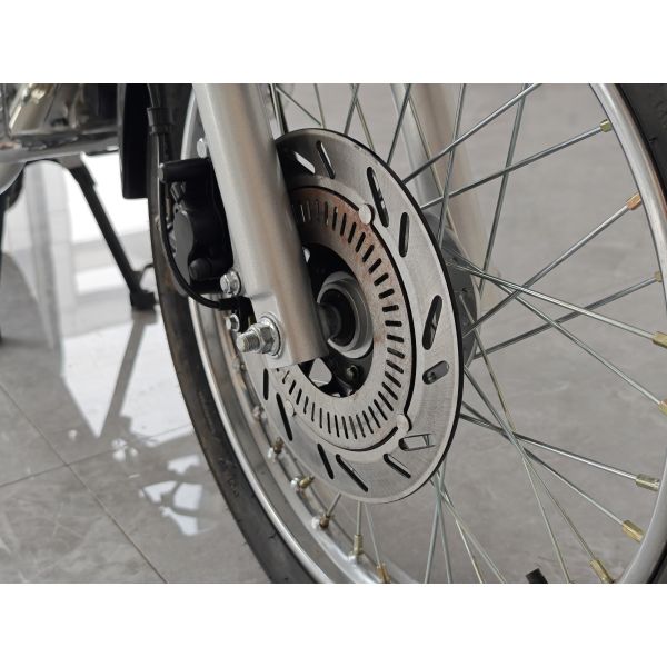 Moto Chopper 200CC avec logo OEM, moteur à arbre d'équilibrage, silencieux chromé