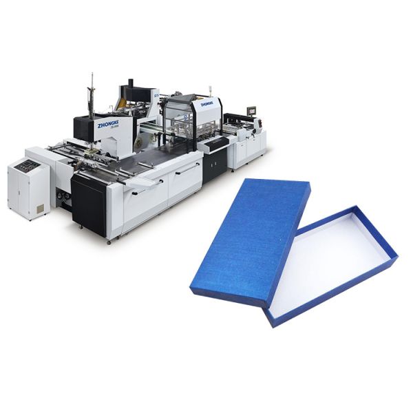 Durable Shoe Box Making Machine , Gift Box Making Machine 45 L Glue Tank Capacity