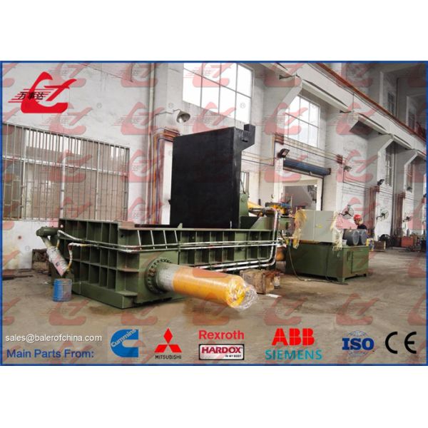 Scrap Metal Baler HMS Hydraulic Baling Press Machine For Waste Car Bodies 5000kg/h Motor 60kW