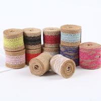 Ruban de tissu rose de 65 mm avec dentelle 10 mètres ruban de tissu de tissu naturel