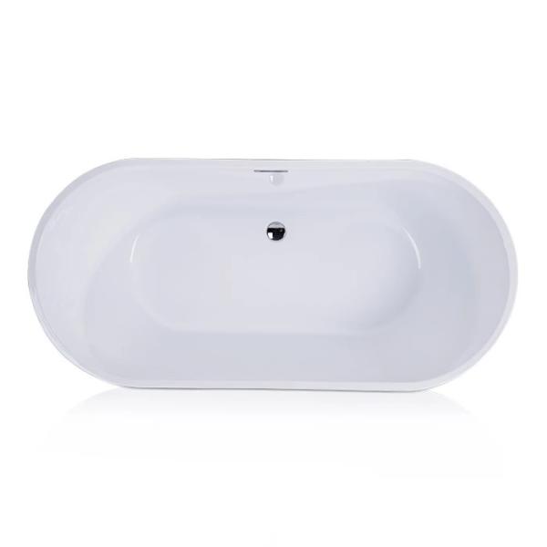 cUPC freestanding acrylic chinese bathtub by seamless joint finish for North America