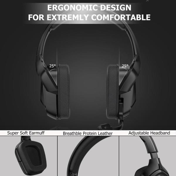 Bass PS4 2.2kohm Onikuma K20 Gaming Headset With Mic