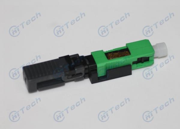 Portable SC APC Fiber Connector , FTTH Fast Connector RL Variation ≤ 5
