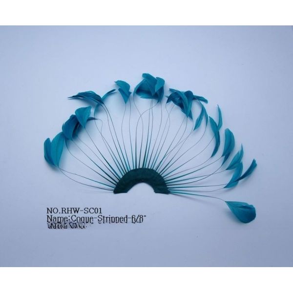 Доставки для мельниц Полосатый кокосовый перо ручной вентилятор длина 15x15 см