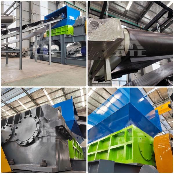 Hydraulic Metal Shredder Tire Car Shell Shredder High Productivity