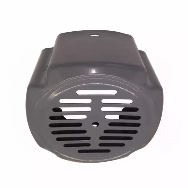 Partes de dobra de chapa metálica sob medida para cobertura de ventilador de motor, processadas por corte a laser
