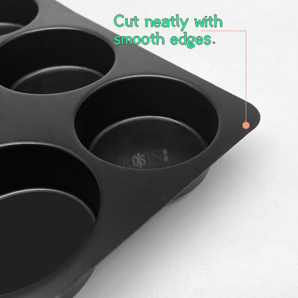 Round Black Plastic Chocolate Packaging Vacuum 12 Cavity Plastic Chocolate Tray