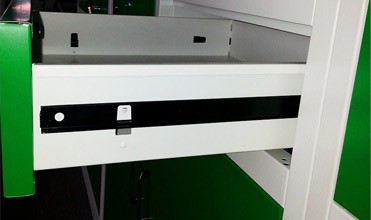 Flat Pack RAL Color H1920mm Steel Kitchen Cabinet