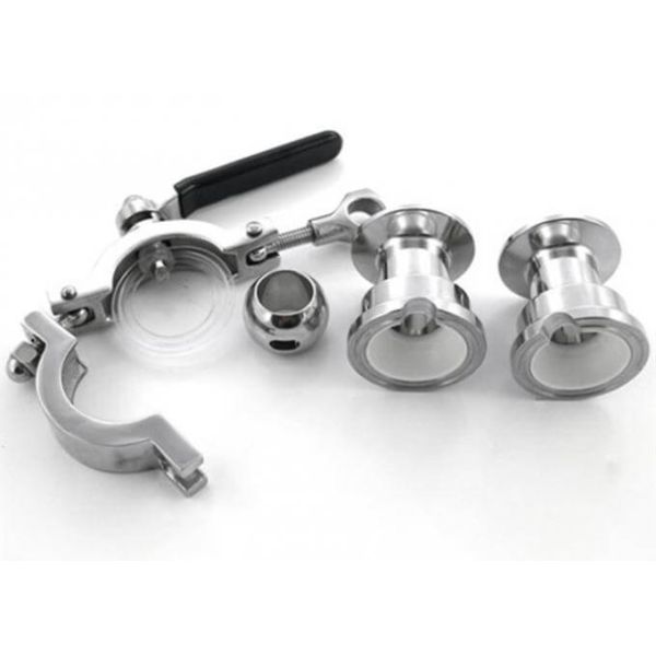 Food Grade Sanitary Check Valves With 25 To 30ra Average Internal Finish