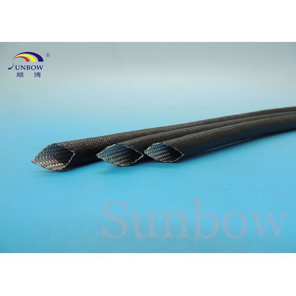 155C Class F Braided Fiber Glass Sleeving Coated Acrylic Resin 2500V