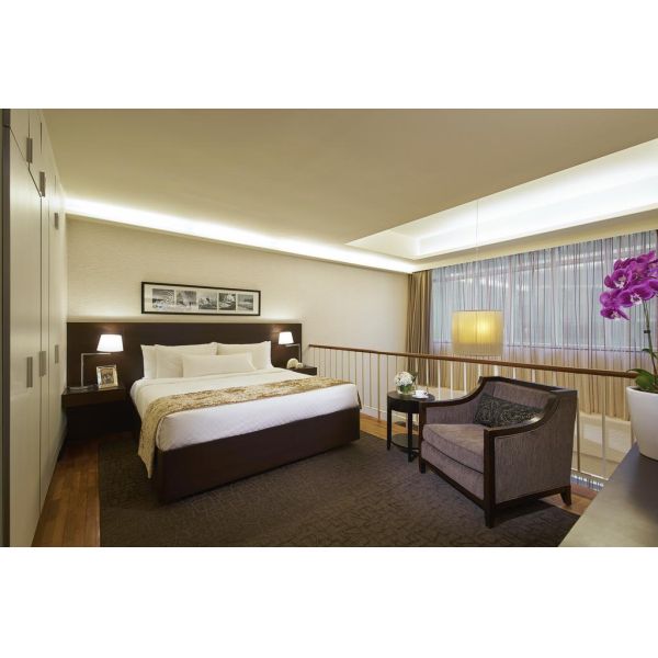 Interior Modern Wood Panel Hotel Bedroom Furniture Sets