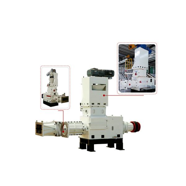 High-Efficiency Vertical Screw Extruder with 30% Energy Saving and Vertical Double Helix for Brick Production