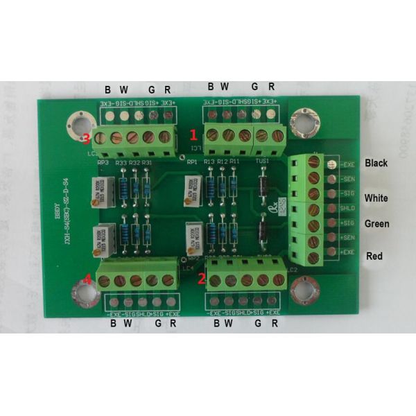 4 Way weighing sensor Aluminum Case Waterproof  Load Cell Summing Junction Box Enclosure