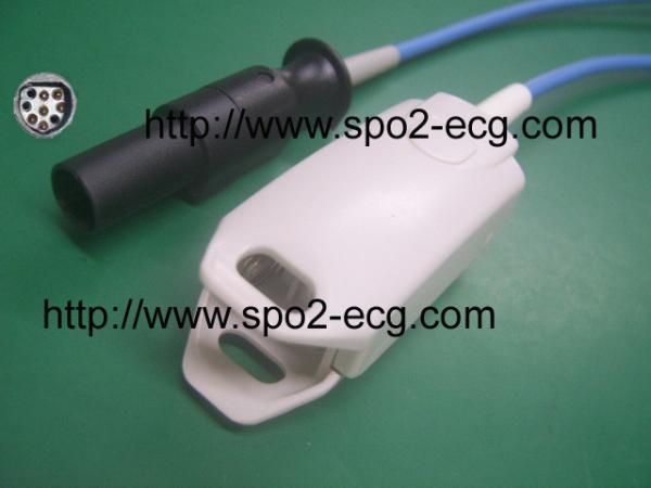 Ohmeda _ Adult finger clip, Hypertronics 7-Pin _ 3700, 3770,3775 _ spo2 sensor