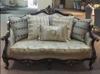 Living Room Fabric Classical Set Wooden Sofa Design