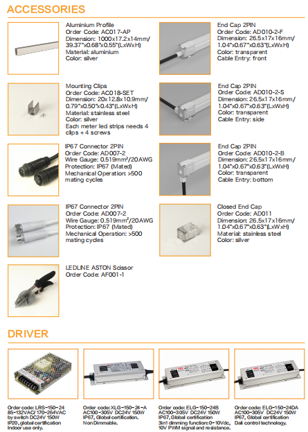 1220 WHT 4000K Silicone LED Neon Lumileds SMD 2835 DC24V IP67  5 Years Warranty