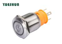símbolo de acero inoxidable 19m m 20amp de Marine Push Button Switch Power del barco 316l con la luz