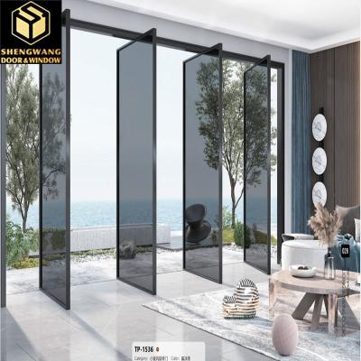 Customizable Aluminum Folding Glass Doors For Hotels Lightweight Durable