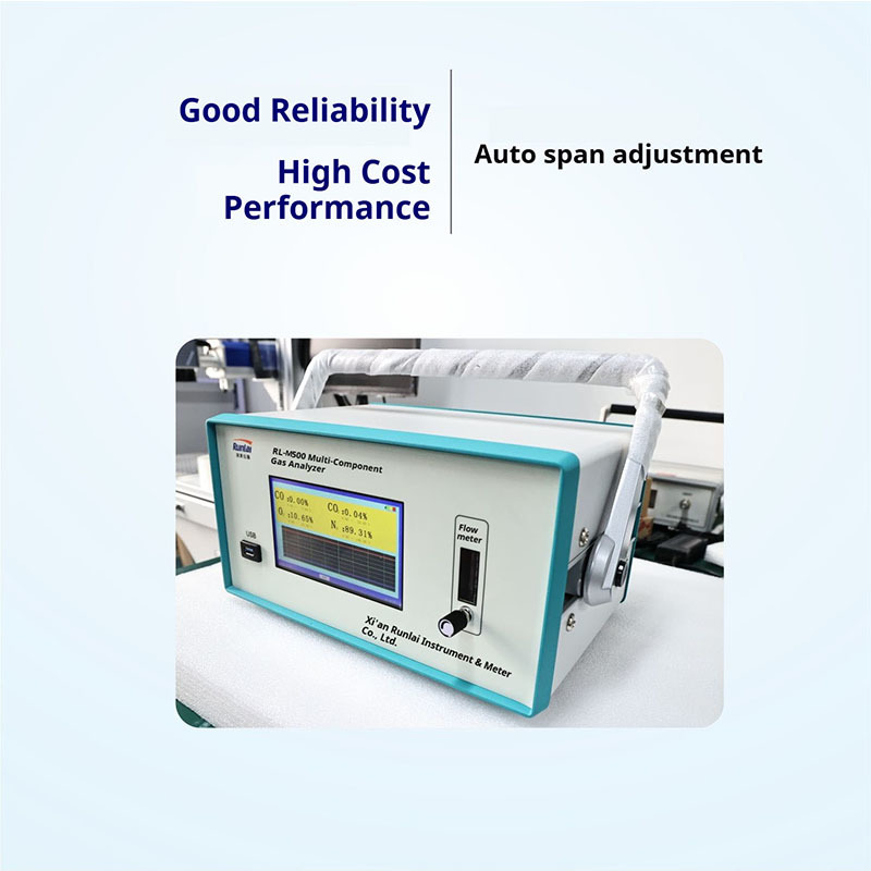 Portable Dew Point Multi Gas Detector For O2 CO CO2 CH4 CnHm H2S H2 NH3 Gas Testing