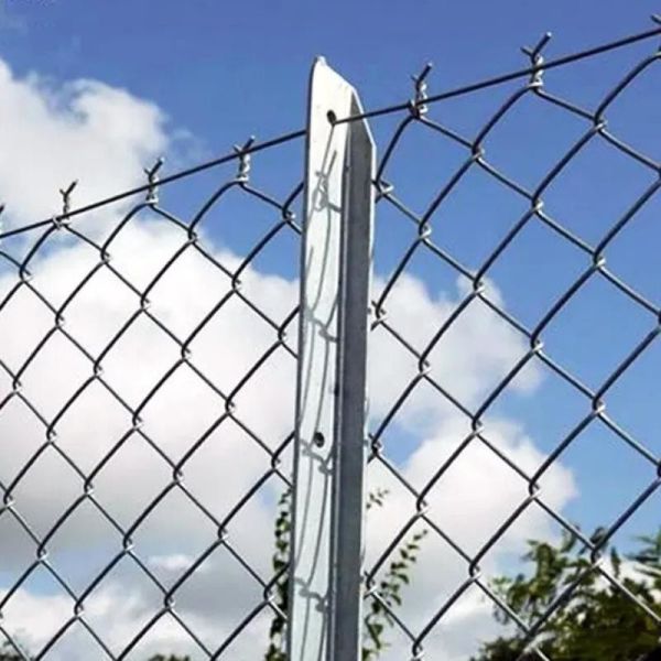 8ft Height Galvanized Chain Link Fence Zoo Wire Mesh For All Animals