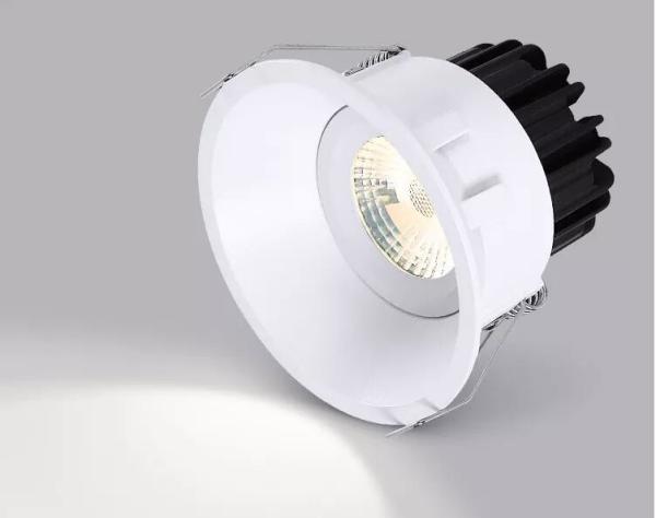 10W IP54 3 ans de garantie LED Down Light avec une forte dissipation de chaleur pour toilettes de chambre d'hôtel