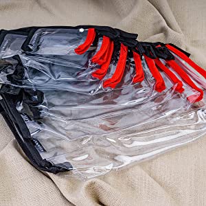 Nylon Zipper Pvc Bag Promotional Customize Logo Print Transparent PVC Plastic Clear Cosmetic Bag With Non-Woven Zipper