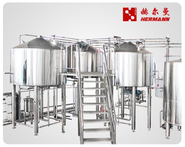 2000L Stainless Steel 304 Turn Key Craft Beer Machine Easy Maintenance And Operating