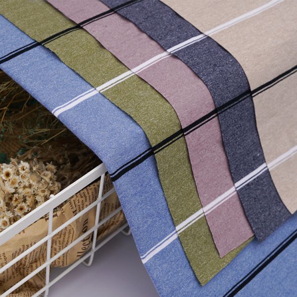 Мягкая и удобная для кожи и модная половая вязаная ткань для футболок